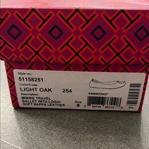 Tory Burch Light Oak Ballet Flats